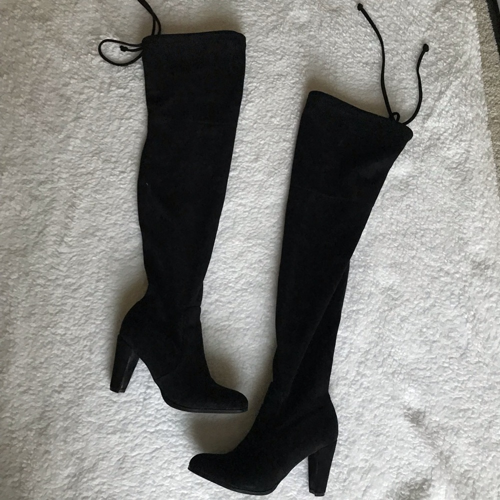 Black Thigh Boots